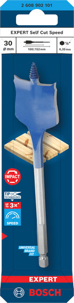 BOSCH EXPERT Self Cut Speed Flachfräsbohrer, 30 x 152 mm BOSCH EXPERT Self Cut Speed Flachfräsbohrer, 30 x 152 mm