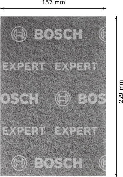 BOSCH EXPERT N880 Vliespad, 152x229mm, Ultra feines AloX