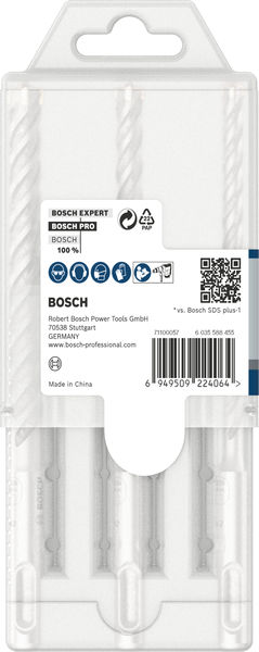 BOSCH PRO SDS plus-5X Hammerbohrer-Set, 6/8/10 mm, 3-tlg. BOSCH PRO SDS plus-5X Hammerbohrer-Set, 6/8/10 mm, 3-tlg.