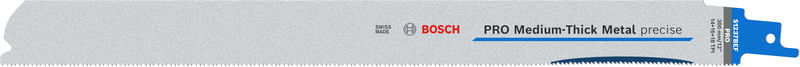 BOSCH PRO Medium-Thick Metal precise S1237BEF Säbelsägeblatt, 1,1x25x300 mm, 5-tlg.
