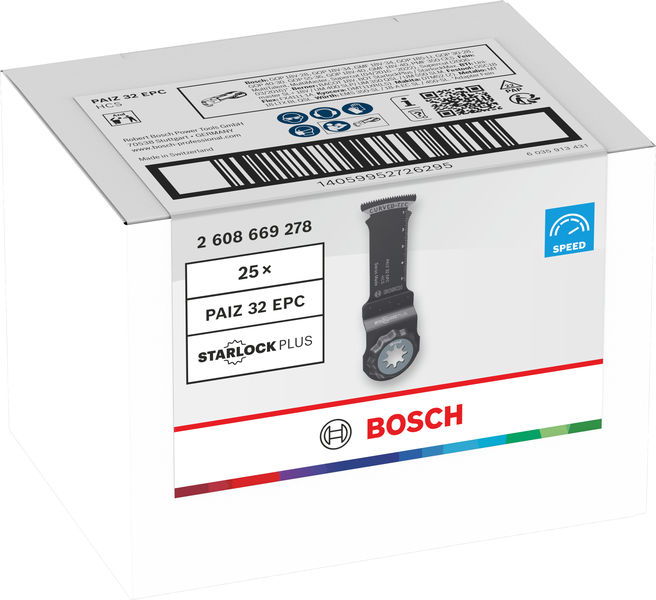 BOSCH PAIZ 32 EPC Holz Tauchsägeblatt, Starlock, 32 x 60 mm, TU25
