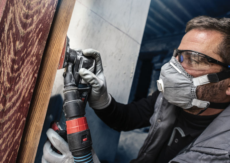 BOSCH PRO F460 Schleifblatt, 93 x 93 mm; G60, 5-tlg.