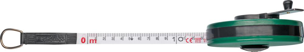 FORTIS Kapselbandmaß Glasfaser 10mx15mm Maßanfang A FORTIS