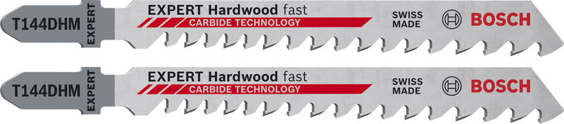 BOSCH EXPERT Hardwood Fast T144DHM Stichsägeblatt, 2-tlg. BOSCH EXPERT Hardwood Fast T144DHM Stichsägeblatt, 2-tlg.