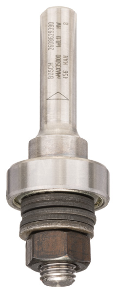 BOSCH Schaft für Scheibenfräse mit Führungskugellager, 8 mm, D 22 mm, G 60,3 mm BOSCH Schaft für Scheibenfräse mit Führungskugellager, 8 mm, D 22 mm, G 60,3 mm