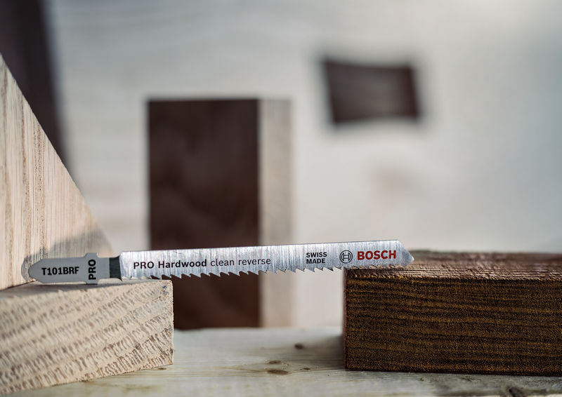 BOSCH PRO Hardwood clean reverse T101BRF Stichsägeblatt, 100 mm, 3-tlg.