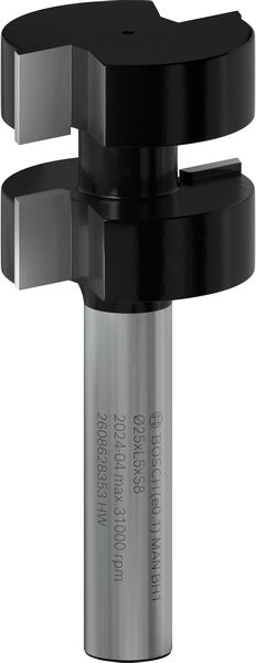 BOSCH PRO T-Nutfräser, Ø 25 x L 5, Schaft 8 mm