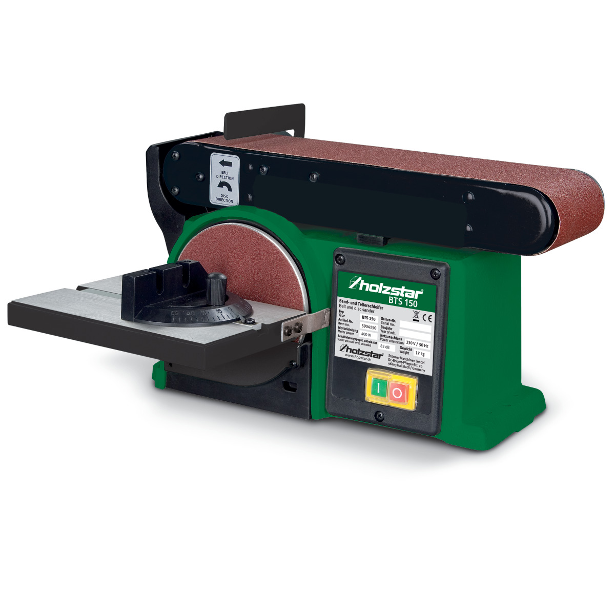 Holzstar Band- und Tellerschleifmaschine BTS 150 Holzstar Band- und Tellerschleifmaschine BTS 150