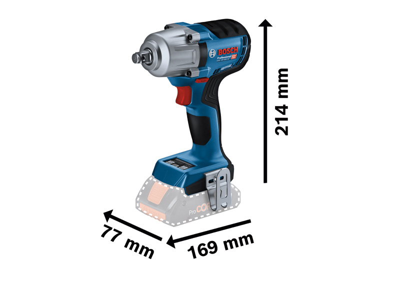 BOSCH Akku-Drehschlagschrauber GDS 18V-450 HC in Kartonschachtel