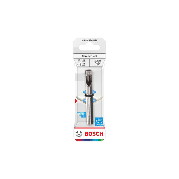 BOSCH Ceramic wet Nassbohrer, 10 x 10 x 30 mm BOSCH Ceramic wet Nassbohrer, 10 x 10 x 30 mm