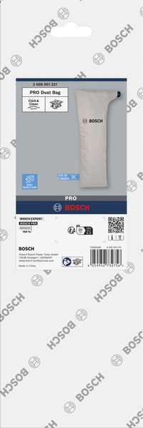 BOSCH PRO Click and Clean Staubbeutel für Tischkreissägen