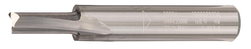 BOSCH Nutfräser Expert for Wood, Voll-Carbide, 8 mm, D1 5 mm, L 12,7 mm, G 51 mm