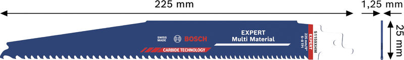 BOSCH EXPERT Multi Material S1159XHM Säbelsägeblatt