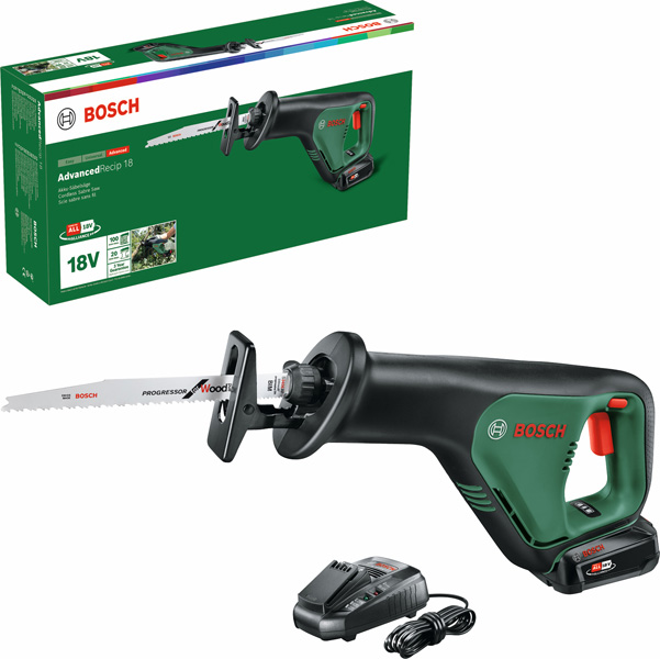 BOSCH Akku-Säbelsäge AdvancedRecip 18, 1 x Akku PBA 18V 2.5Ah BOSCH Akku-Säbelsäge AdvancedRecip 18, 1 x Akku PBA 18V 2.5Ah