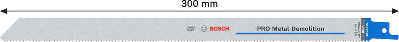 BOSCH PRO Metal Demolition S1225VF Säbelsägeblatt, 1,25 x 19 x 300 mm, 25-tlg.