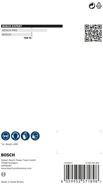 BOSCH EXPERT N880 Vliespad, 115x140mm, Sehr feines AlOx BOSCH EXPERT N880 Vliespad, 115x140mm, Sehr feines AlOx