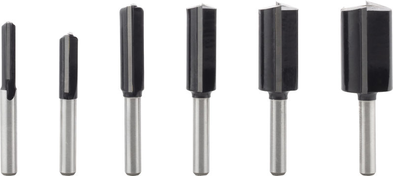 BOSCH PRO Nutfräser-Set, Schaft 6 mm, 6-tlg BOSCH PRO Nutfräser-Set, Schaft 6 mm, 6-tlg
