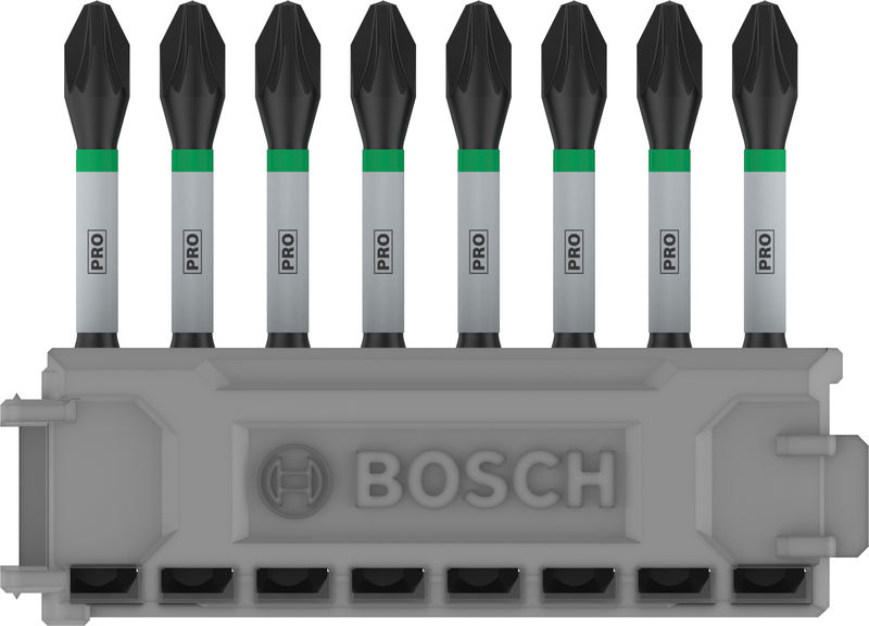 BOSCH PRO Pozidriv Impact Bit, PZ2, 55 mm, 8-tlg.
