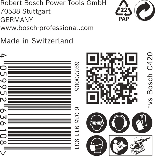 BOSCH EXPERT C470 Schleifblatt, 80x133mm, K40, 8 Löcher, 50-tlg. BOSCH EXPERT C470 Schleifblatt, 80x133mm, K40, 8 Löcher, 50-tlg.