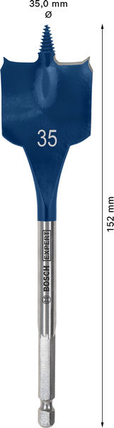 BOSCH EXPERT Self Cut Speed Flachfräsbohrer, 35 x 152 mm