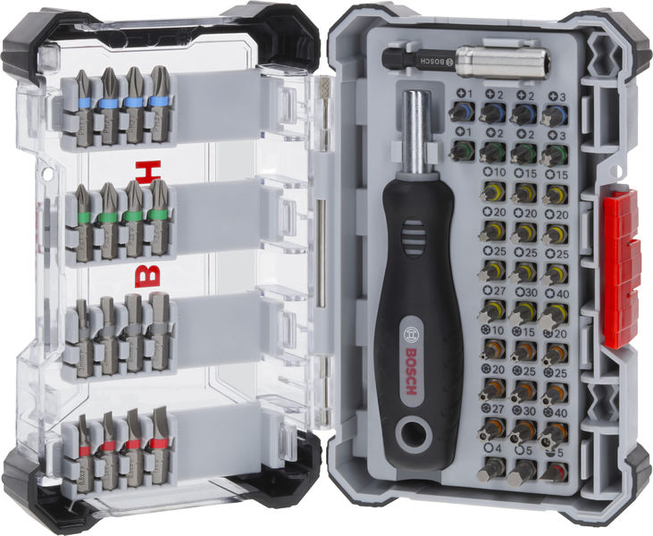 BOSCH Extra Hard Schrauberbitsatz, 50-tlg.