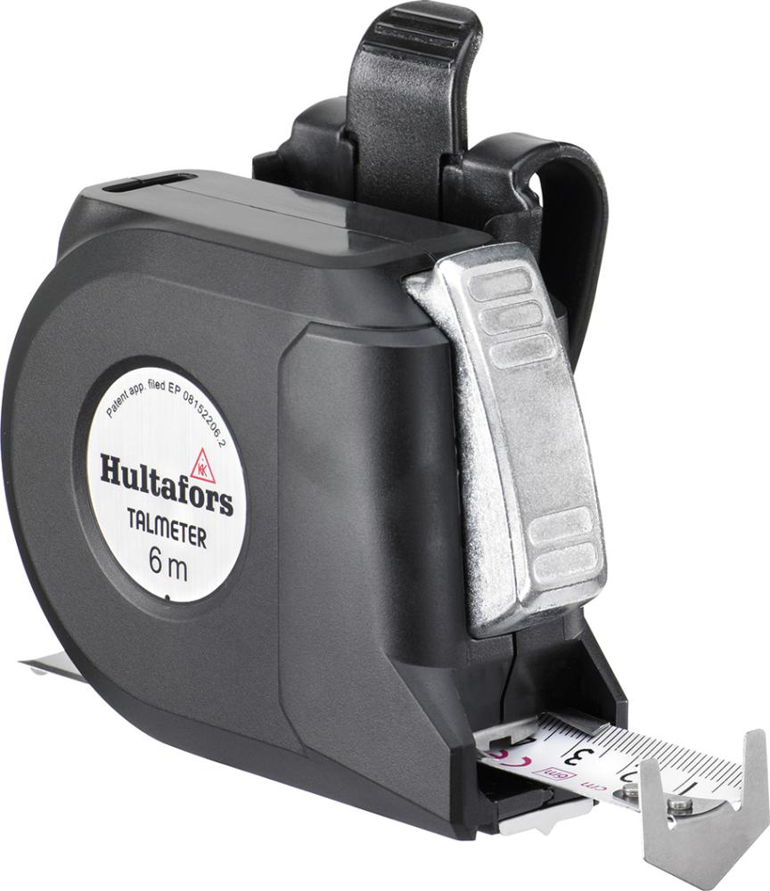 HULTAFORS Taschenbandmaß Talmeter 6mx25mm weiß Hultafors