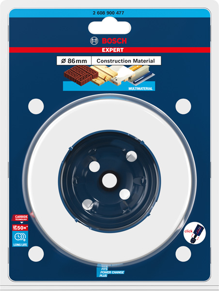 BOSCH EXPERT Construction Material Lochsäge, 86x60 mm