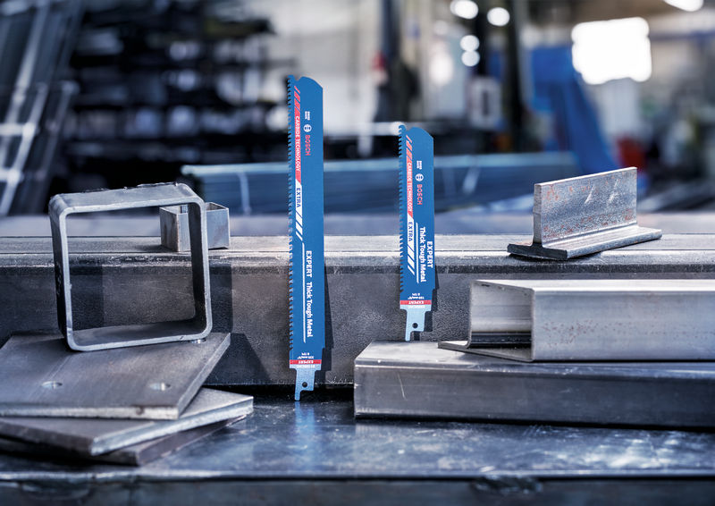 BOSCH EXPERT S1155CHC Thick Tough Metal Säbelsägeblatt, 3-tlg.