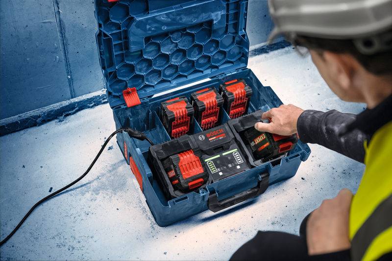 BOSCH Starter-Set 2x EXBA18V-55 + 2x EXBA18V-80 + EXAL18V2-320