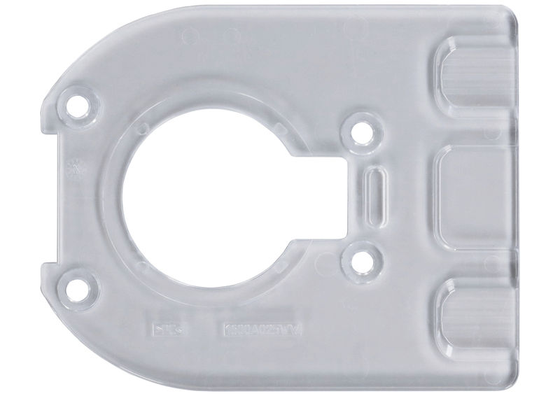 BOSCH PRO Grundplatte, halbrund, 7 x 93 x 118 mm
