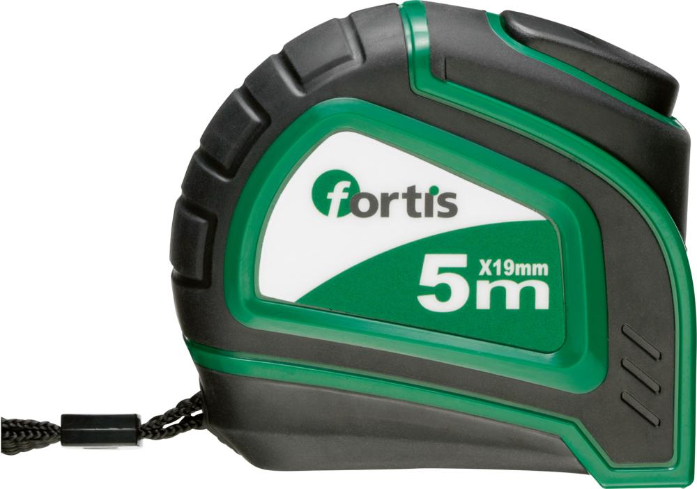 FORTIS Taschenbandmaß Bandstopp 5mx19 mm FORTIS
