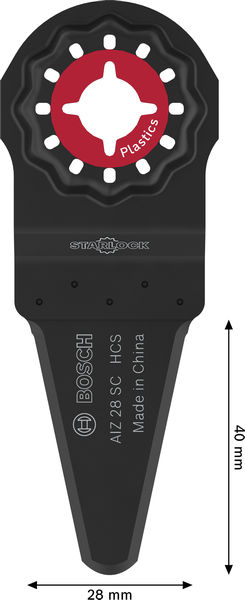 BOSCH AIZ 28 SC Kunststoff Schneider, Starlock, 28 x 40 mm, 5-tlg.