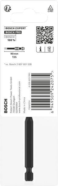 BOSCH PRO Torx Impact Bit, T25, 90 mm BOSCH PRO Torx Impact Bit, T25, 90 mm