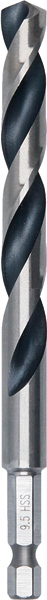 BOSCH HSS PointTeQ Sechskantbohrer 9,5 mm BOSCH HSS PointTeQ Sechskantbohrer 9,5 mm