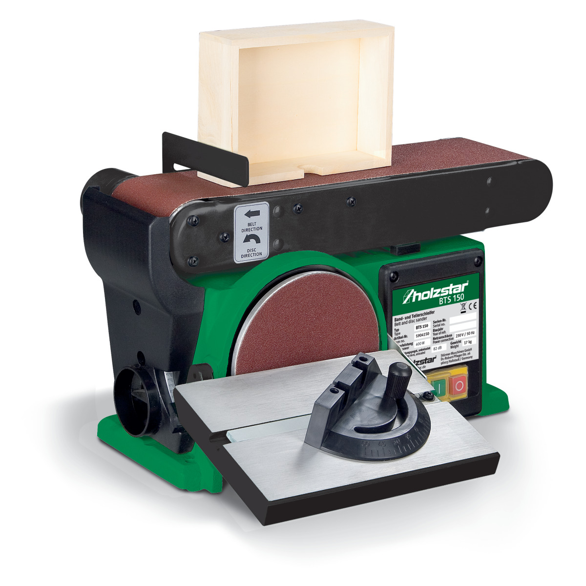 Holzstar Band- und Tellerschleifmaschine BTS 150