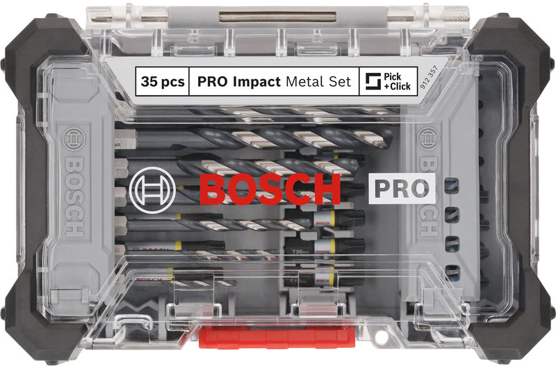 BOSCH PRO Impact Metal Set, Display, 6 x 35-tlg BOSCH PRO Impact Metal Set, Display, 6 x 35-tlg