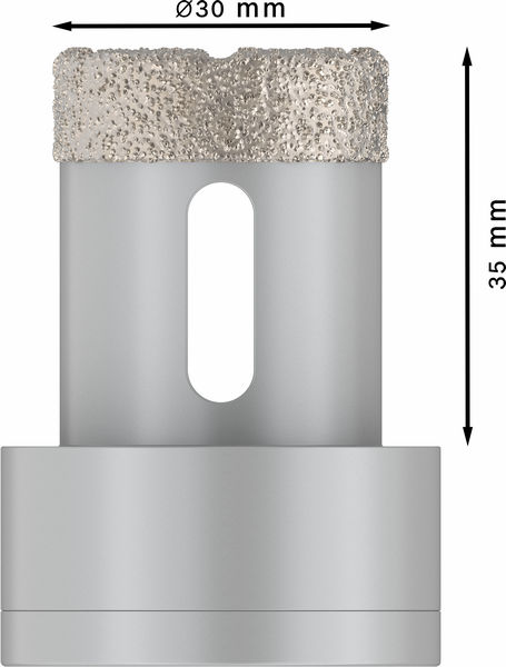 BOSCH PRO Ceramic dry Trockenbohrkrone, 30 x 35 mm, X-Lock