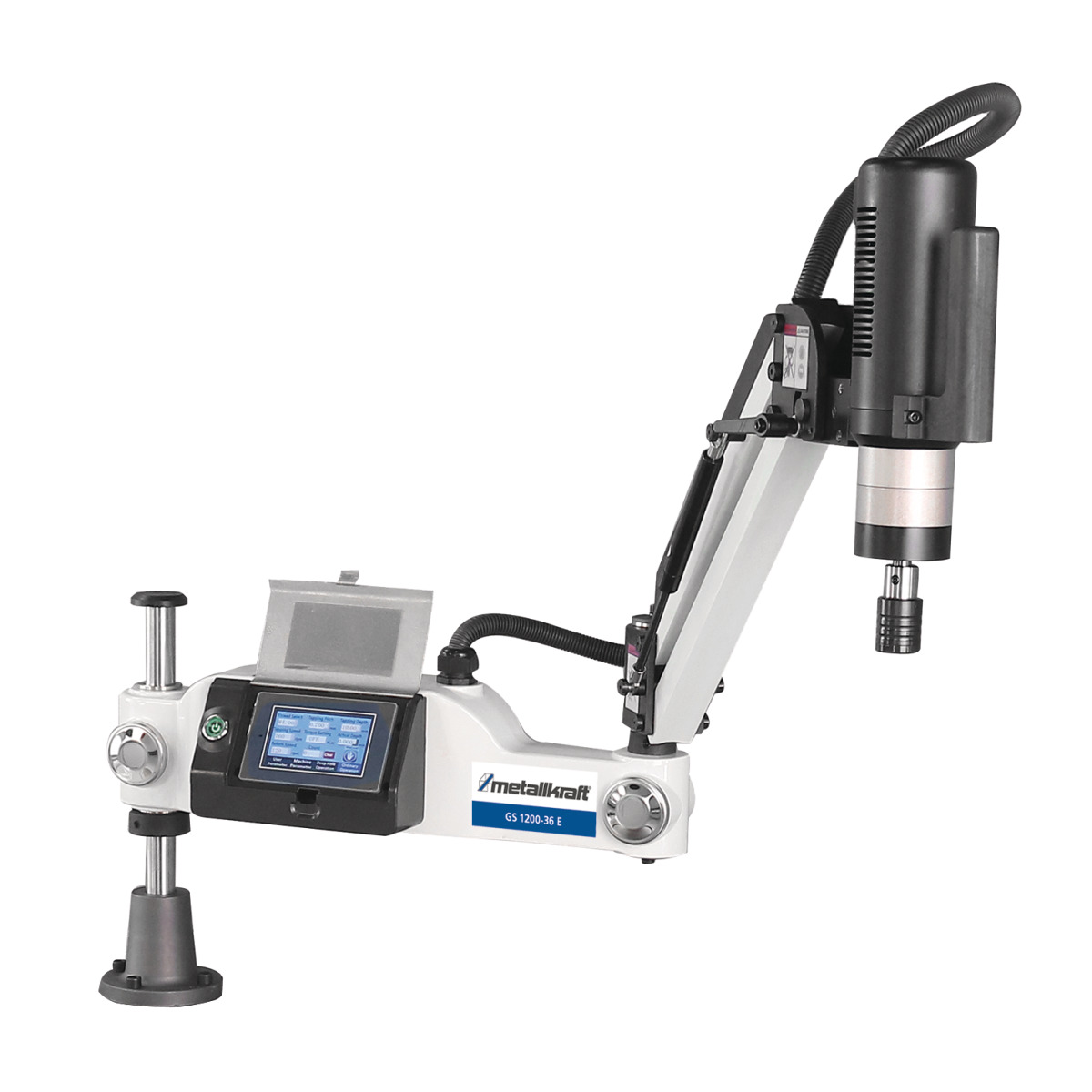 STÜRMER Elektrische Gewindeschneidmaschine Metallkraft GS 1200-36 E Aktions-Set inkl. Unterbau
