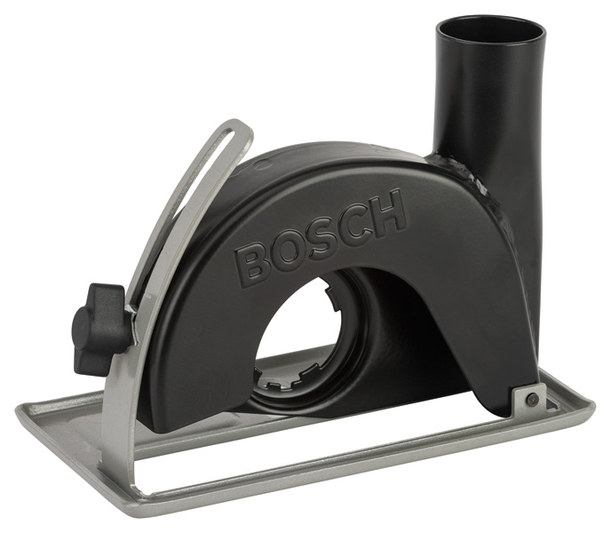 BOSCH Führungsschlitten mit Absaugstutzen zum Trennen, werkzeuglos, 115 / 125 mm, PWS