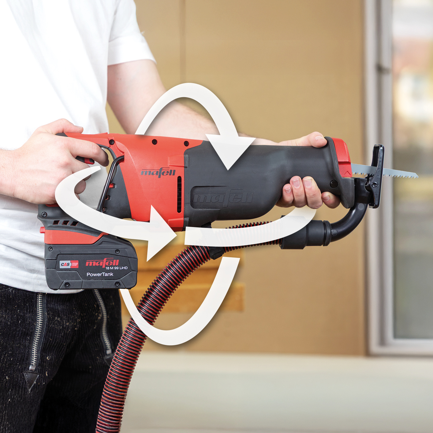 MAFELL Akku-Säbelsäge RS 32-18 PURE im L-MAX3 MAFELL Akku-Säbelsäge RS 32-18 PURE im L-MAX3
