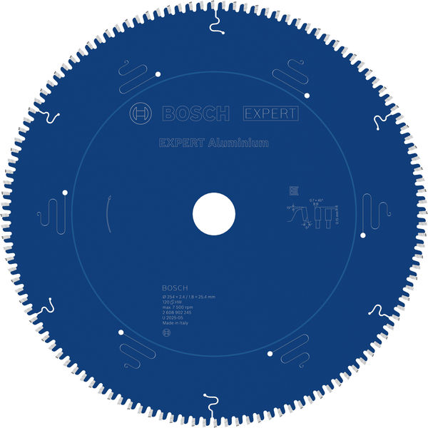 BOSCH EXPERT Aluminium Kreissägeblatt, 254x25,4 mm, Z120 BOSCH EXPERT Aluminium Kreissägeblatt, 254x25,4 mm, Z120