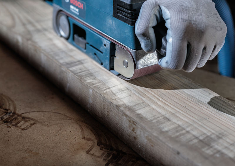 BOSCH PRO X440 Schleifband, 65 x 410 mm, G120, 3-tlg.