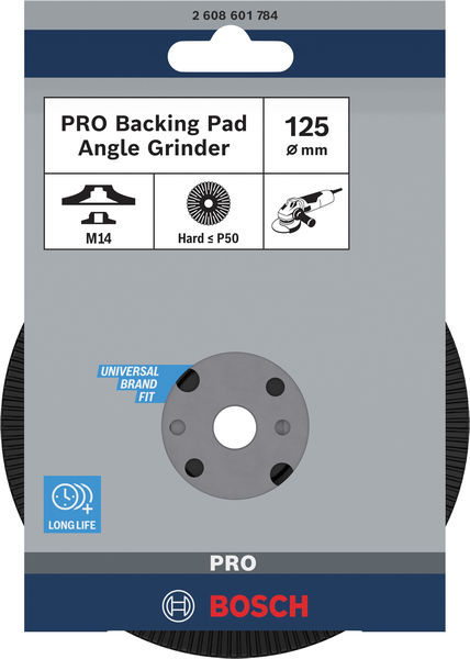 BOSCH PRO Stützteller hart, 125 mm, M14 BOSCH PRO Stützteller hart, 125 mm, M14
