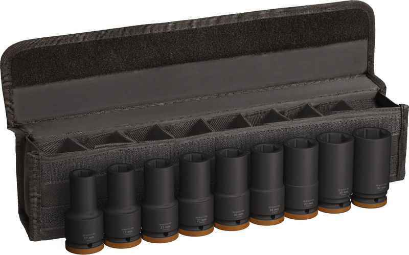 BOSCH PRO Impact Steckschlüsselsatz Set, 3/4", tief, 9-tlg.