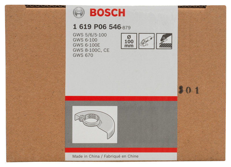 BOSCH Schutzhaube ohne Deckblech zum Schleifen, 100 mm BOSCH Schutzhaube ohne Deckblech zum Schleifen, 100 mm