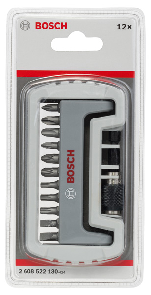 BOSCH 11-tlg. Schrauberbit-Set inklusive Bithalter, PH, PZ, T, S, 25 mm BOSCH 11-tlg. Schrauberbit-Set inklusive Bithalter, PH, PZ, T, S, 25 mm