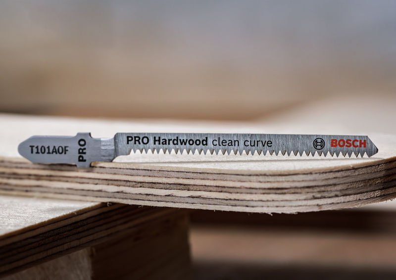 BOSCH PRO Hardwood clean curve T101AOF Stichsägeblatt, 83 mm, 3-tlg.