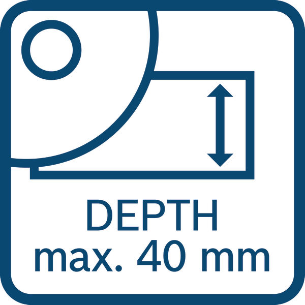 BOSCH Akku-Mauernutfräse GNF 18V-40