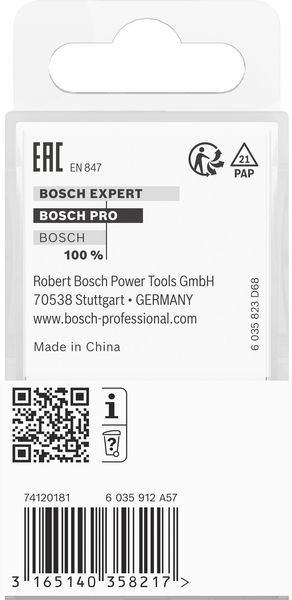 BOSCH PRO Halbstabfräser, R 6, Schaft 8 mm