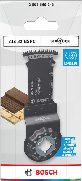 BOSCH AIZ 32 BSPC Holz Tauchsägeblatt, Starlock, 32 x 50 mm